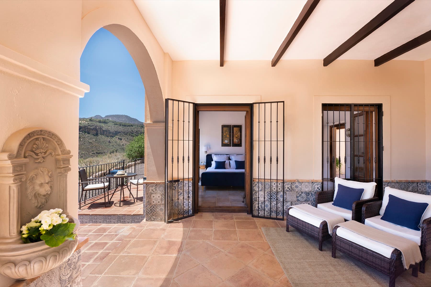 Suite principal de la hacienda