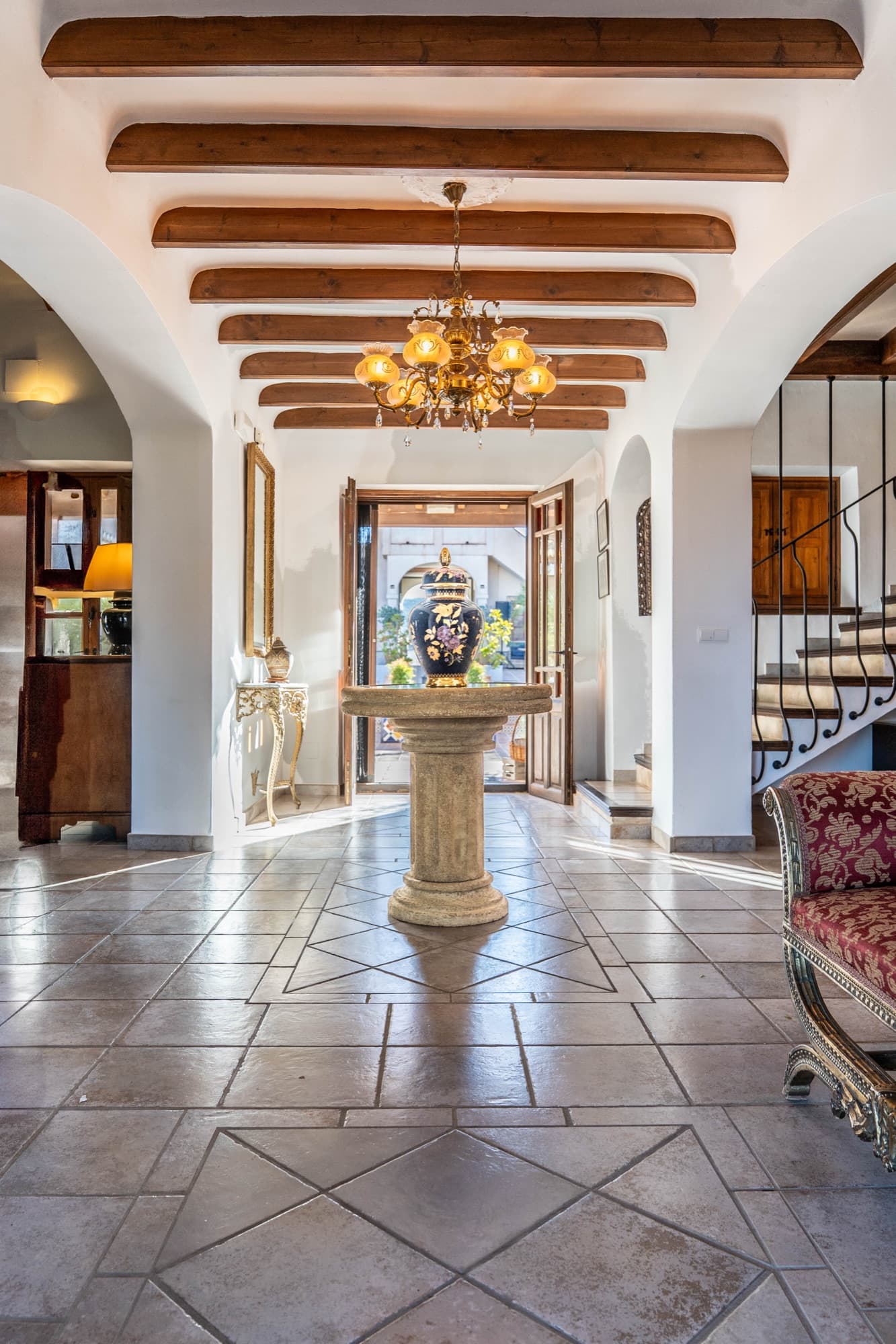 Recibidor de la hacienda La Esperanza