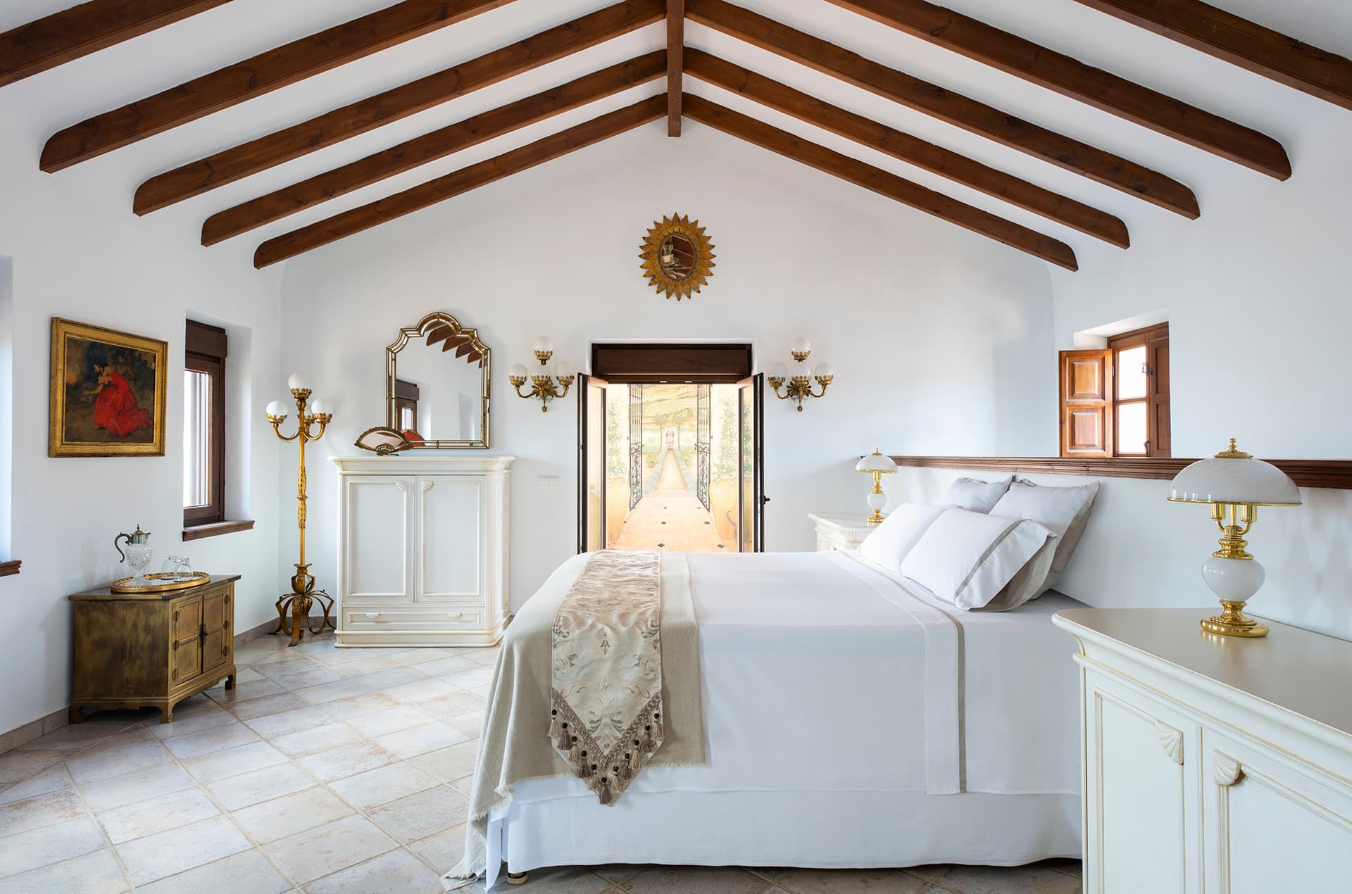 Master Villa con cama con dosel